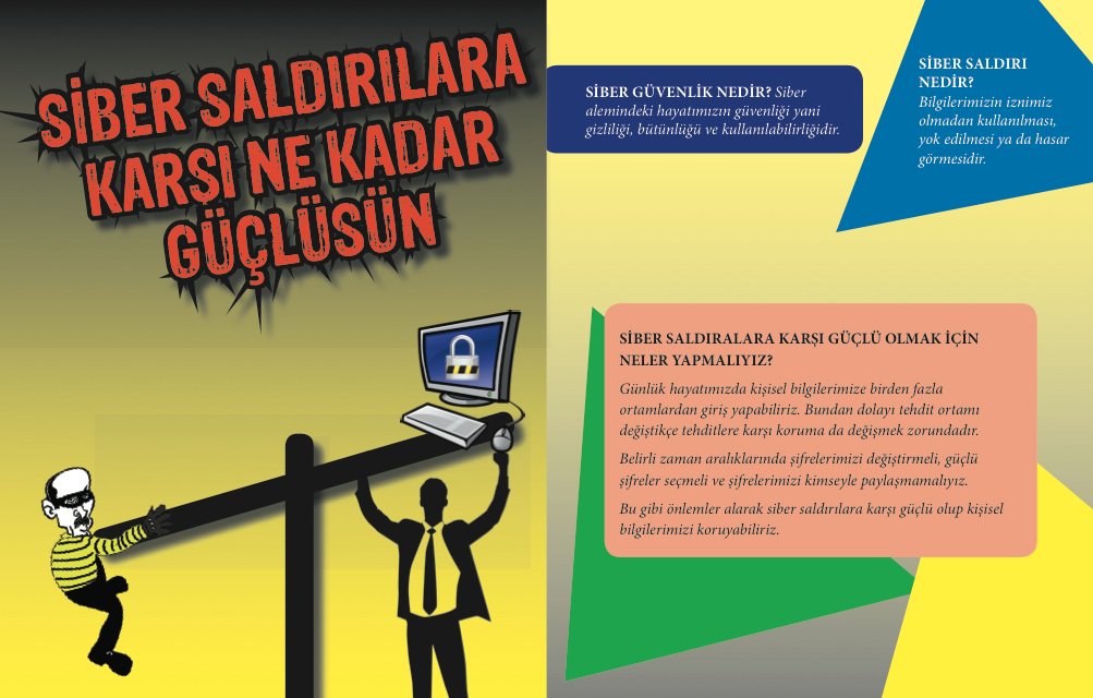 Poster: #güvenliğinseninelinde #guvenlikyarismasi #siberfarkindalik