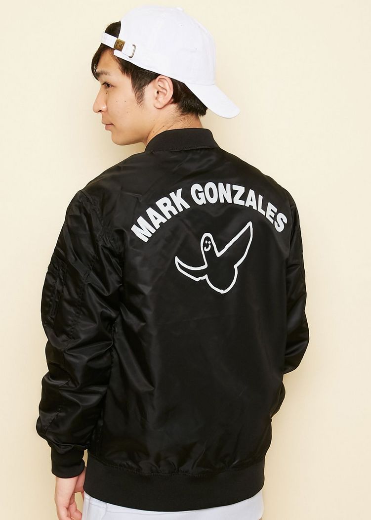 ma-1 ブラック マークゴンザレス VANILLA WEB STORE】MARK GONZALES 