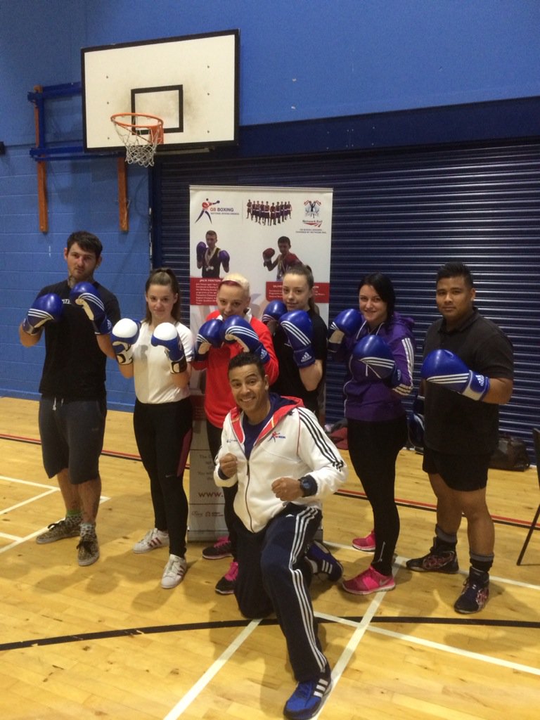Team members complete GB #BoxingTutor course <a href="/BoxingAwards/">'Q' Shillingford MBE</a> @UOPsportrec increasing delivery #YoungPeople #LeighPark