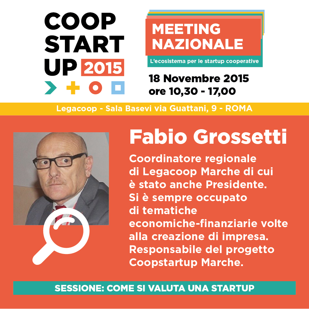 Verso il Meeting Nazionale di #Coopstartup 2015. Scopriamo i relatori <a href="/Legacoop_Marche/">Legacoop Marche</a>