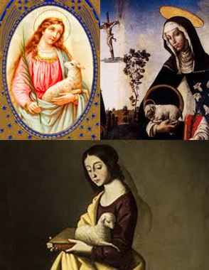 Una santa católica cuya imagen va siempre acompañada de un cordero. Te contamos el por qué.wp.me/p5NZUh-2w