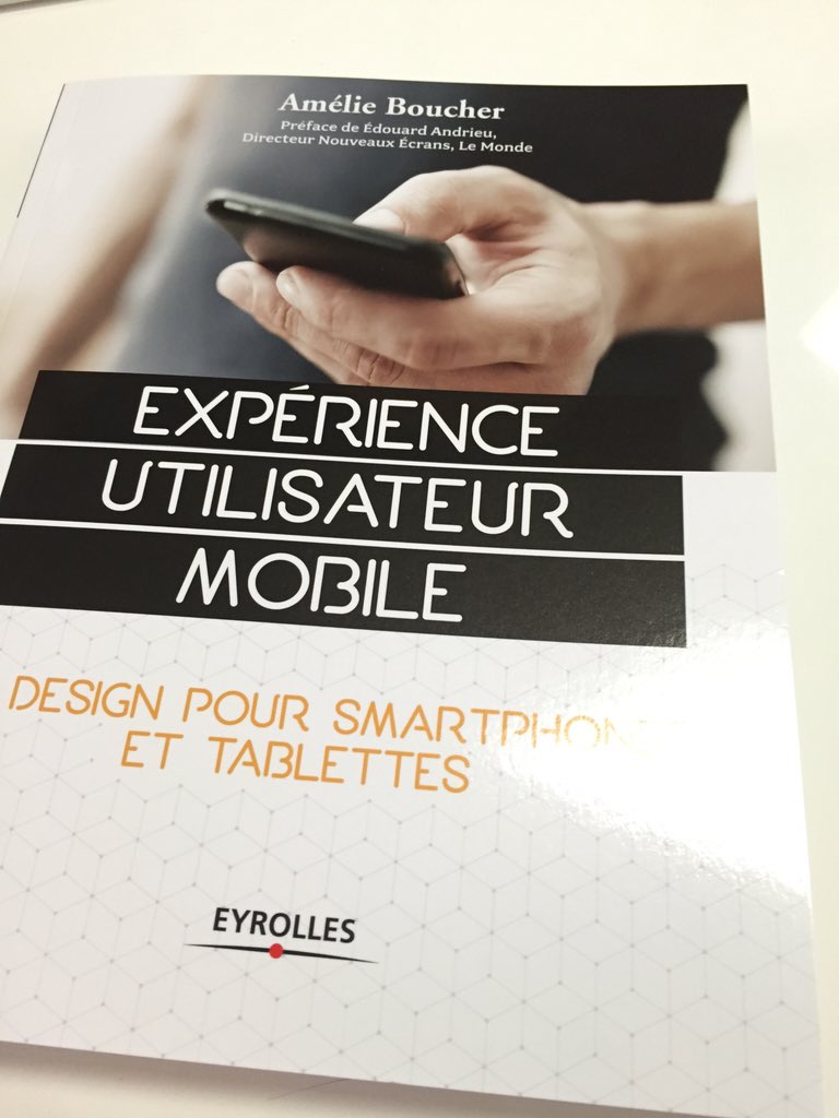 Sur mon bureau, pas sur d'arriver à attendre ce soir pour le démarrer ... #UX #mobile <a href="/amelieboucher/">Amelie Boucher</a>