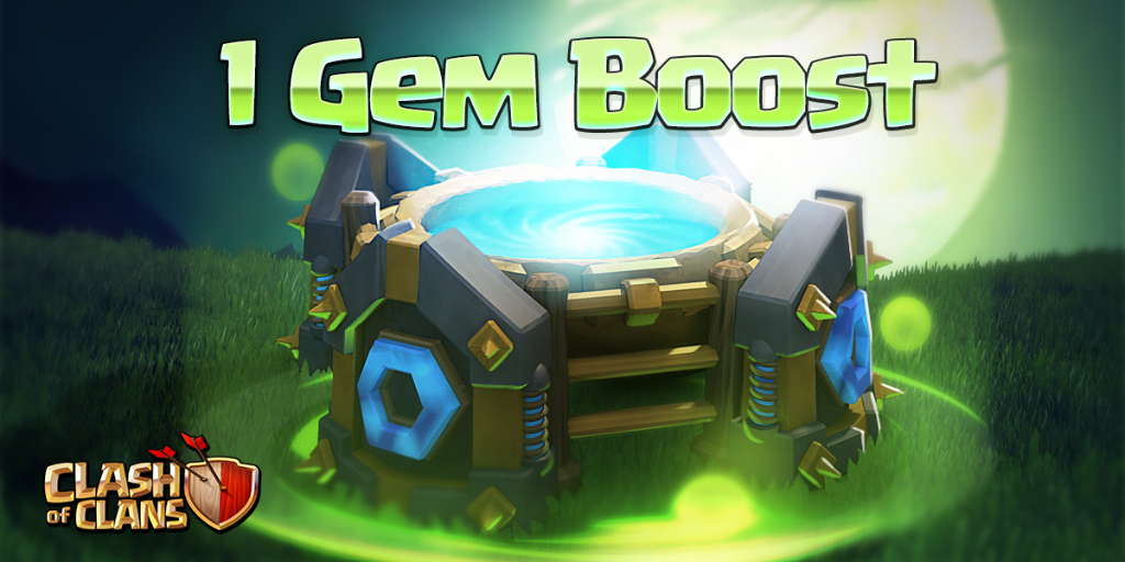 Don't miss out on the chance to boost your Spell Factories for one-gem each! Offer ends tomorrow!