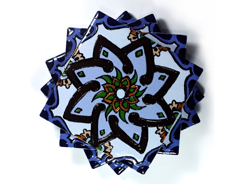 TheTikiQueen's tweet photo. Blue, Burnt Orange &amp; Green Talavera Style Coasters/ Talavera Tiles -… https://t.co/KPoyvZUomX #Etsy #SpanishCoasters https://t.co/RYTArlejFv
