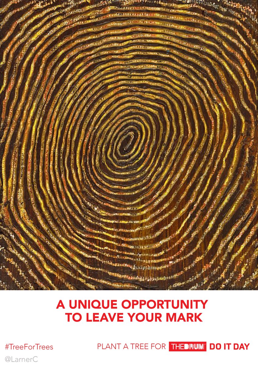 LarnerC's tweet photo. A barking one for @OneMinuteBriefs @THEDRUM #TreeForTrees https://t.co/mMinLDFZpR