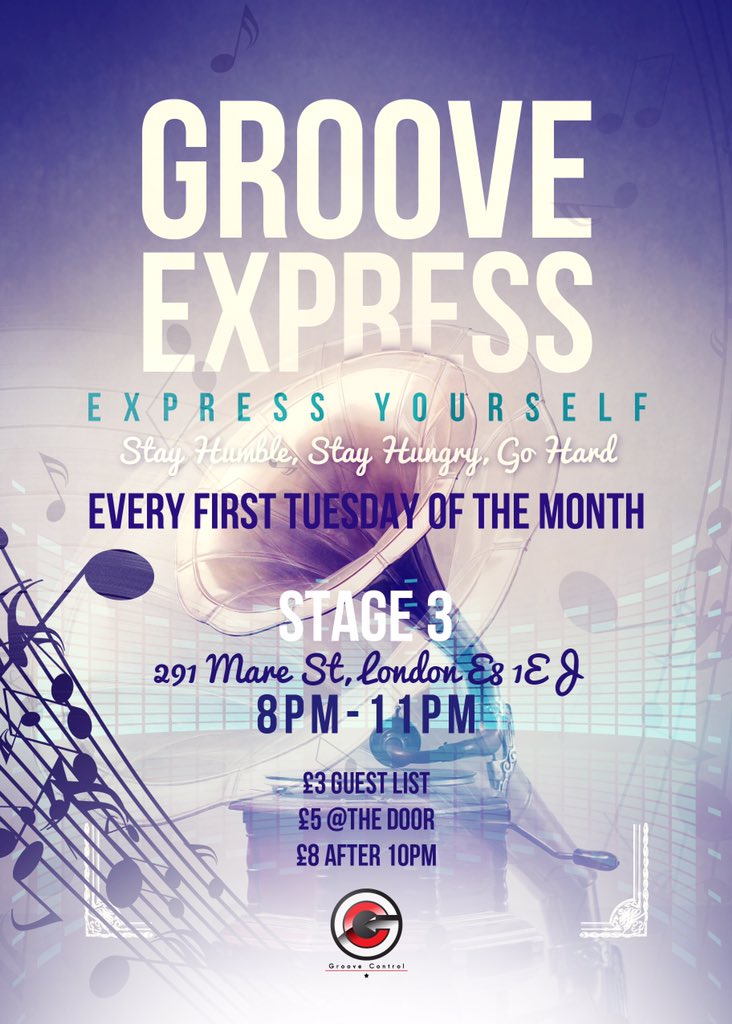 StevieMacMD's tweet photo. #GROOVEEXPRESS tomorrow @stage3hackney @hackneyempire 8-11pm https://t.co/ORPeI48UrU https://t.co/HFrsuJpIgC
