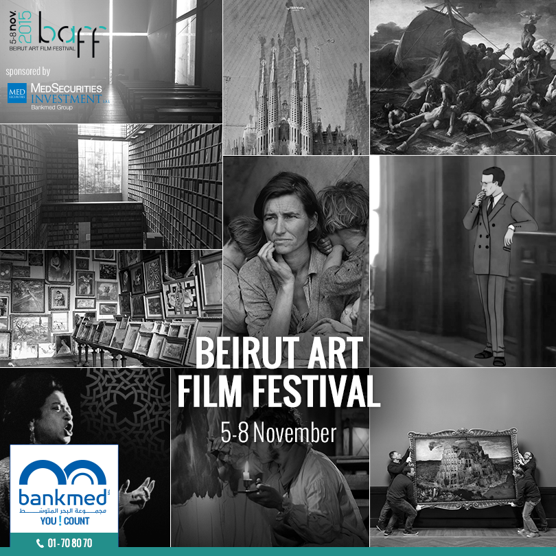 Bankmedleb's tweet photo. Don’t miss the Beirut Art Film Festival from 5 till 8 November. #MedSecurities #baff #Bankmed https://t.co/BsBsRlIMcy