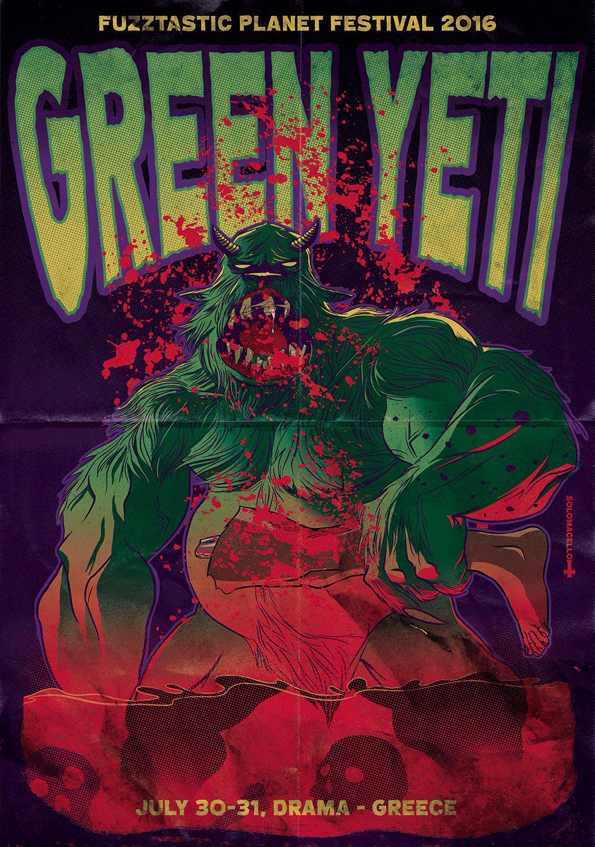 FuzztasticFest's tweet photo. @GreenYetiBand is the first band for @FuzztasticFest 2016! There will be blood... #doom #heavypsych #yeti #fpf2016 https://t.co/jdwNRgtJ4c
