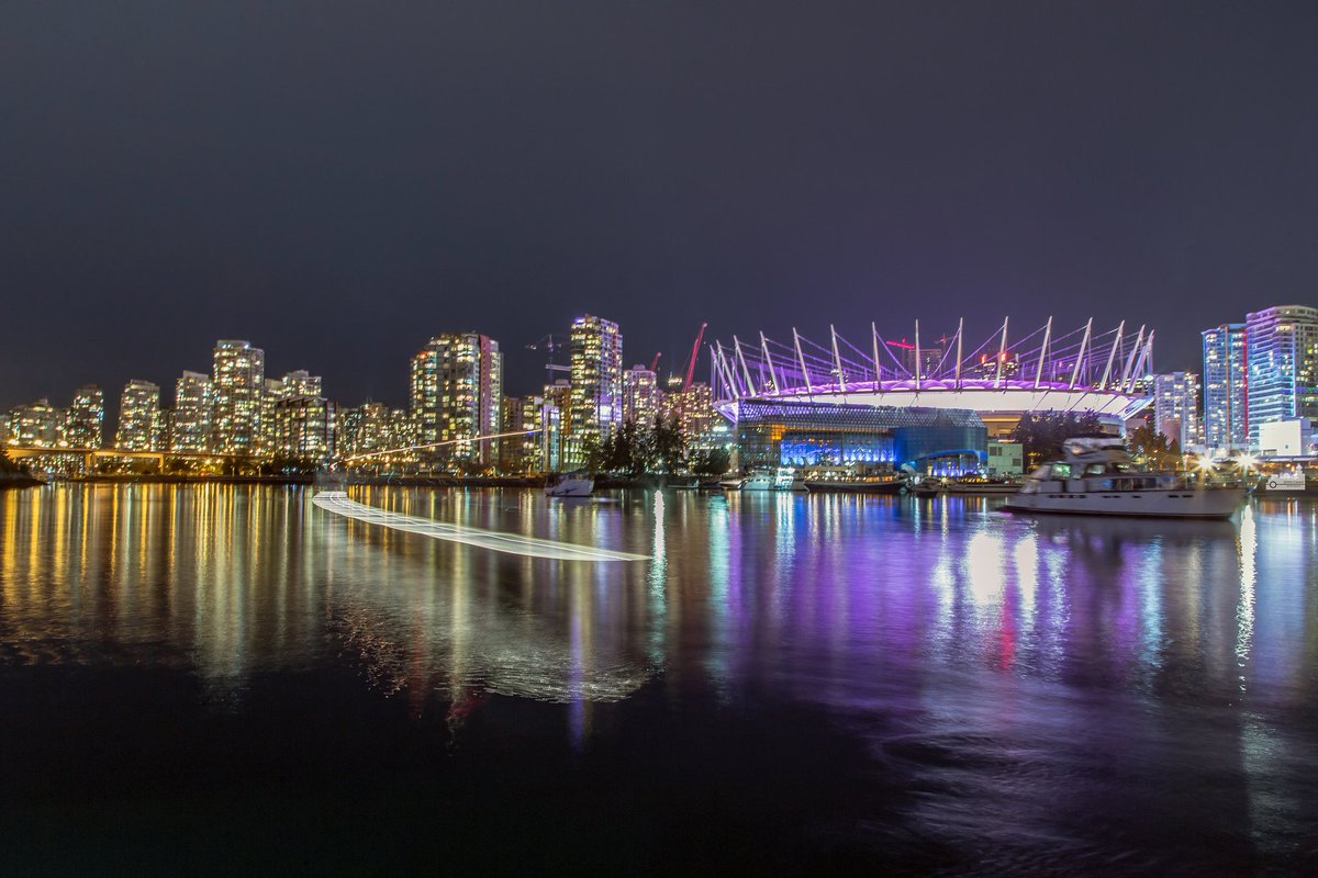 False Creek Aquabus #Vancouver #Aquabus #NightPhotography #Vancity #BCplace #Aquabus