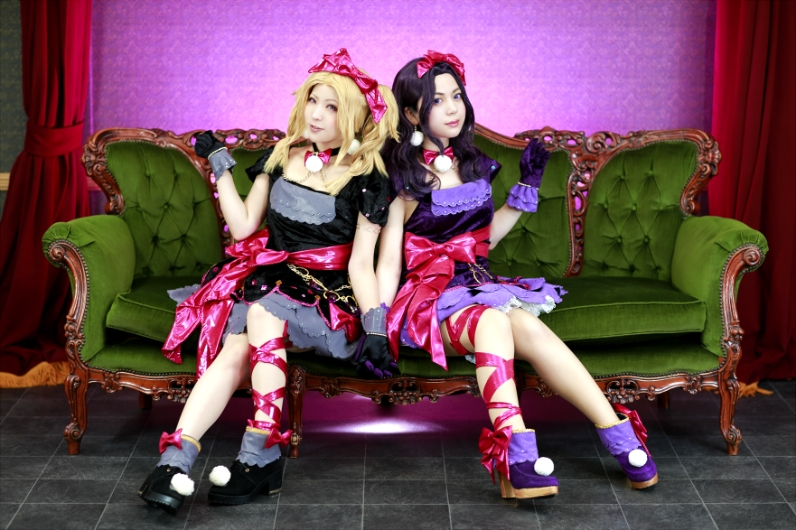 コスプレ】アイカツ、レディラメリボンワンピとガールラメリボンワンピ