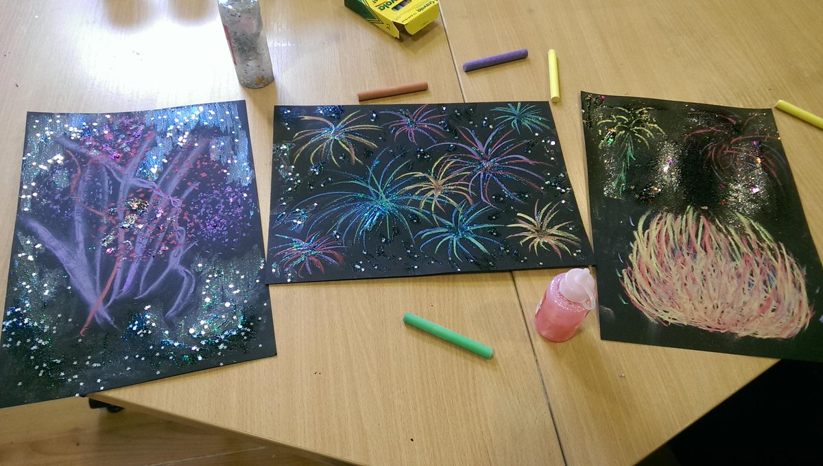Jennijxx's tweet photo. @NHFTNHS Fireworks art for meaningful occupation #nhftTakeover https://t.co/CAROEJ7QRc