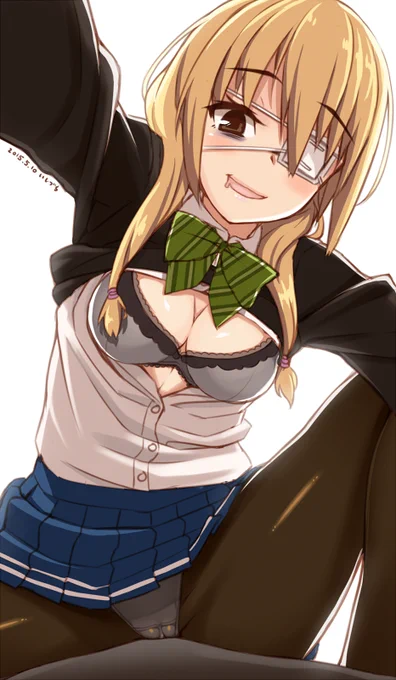 タイツどうぞ 前のやけど  #タイツの日 