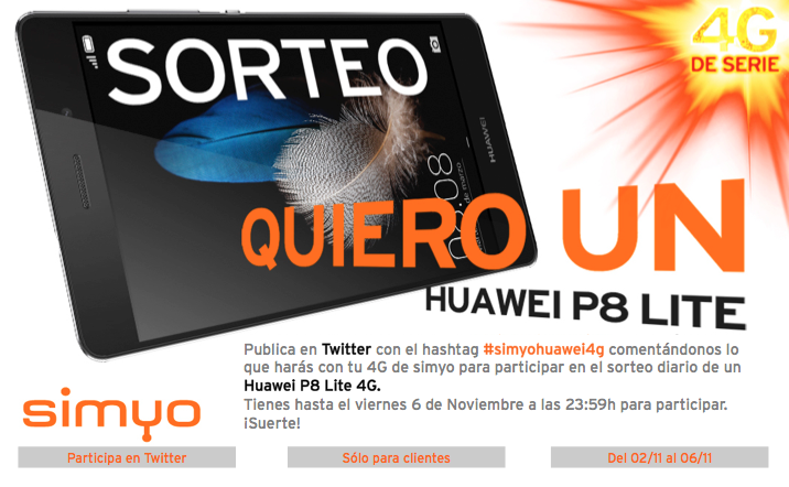 simyo_es's tweet photo. ¡Vuelve el sorteo!
Participa con #simyohuawei4g y llévate 1 Huawei P8 Lite x la cara ;)
https://t.co/Vn1XNuqss9 https://t.co/MqDGuOWni3