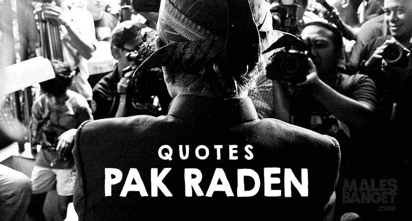 malesbanget's tweet photo. Selamat Jalan, Pak Raden. Karyamu Akan Kami Kenang Selalu

[QUOTES] Pak Raden https://t.co/E79gMgDsV1 #RIPPakRaden https://t.co/RRLJaOVvj8