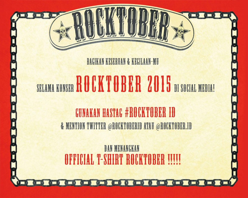 rocktoberID's tweet photo. Seperti yg ud kita janjiin, nih kuis berhadiah kaos #rocktoberID SIKAT! #serigalamilitia #begundal #ntrlzr https://t.co/yndGXVpeRl