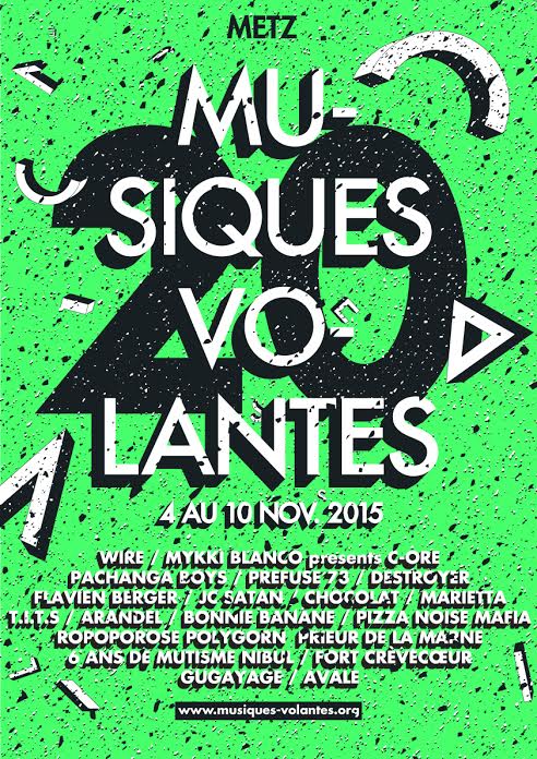 nicolastochet's tweet photo. Hey #Metz, MUSIQUES VOLANTES 20 commence dès mercredi avec MARIETTA (reflux folk) et ROPOPOROSE (pop noise) !
#MV20 https://t.co/gppxEjeoEm