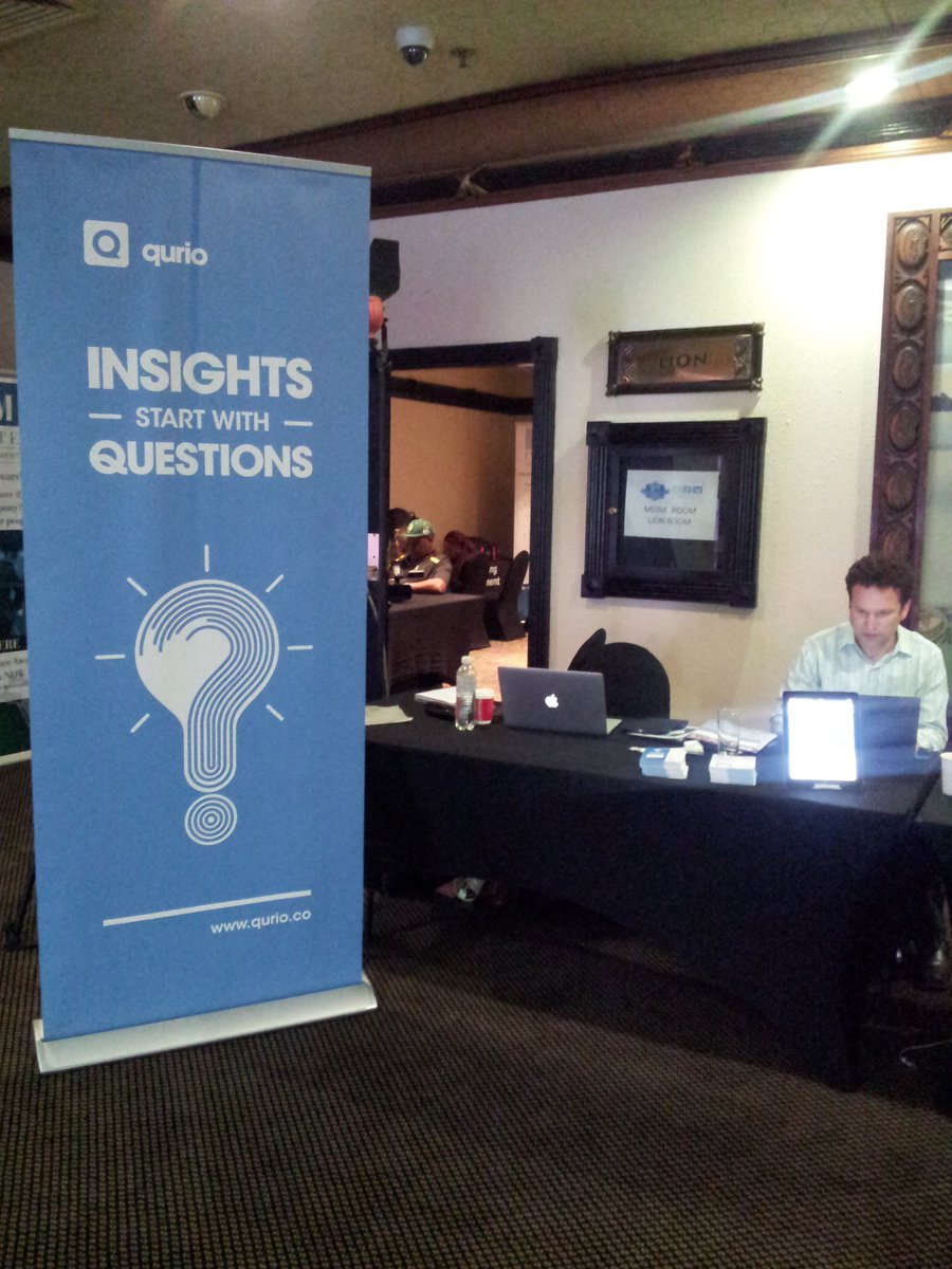 QurioApp's tweet photo. @QurioApp working hard to gain valuable #feedback from delegates &amp; encourage #AudienceEngagement at the #IPMACE2015 https://t.co/cVCuvWQZys