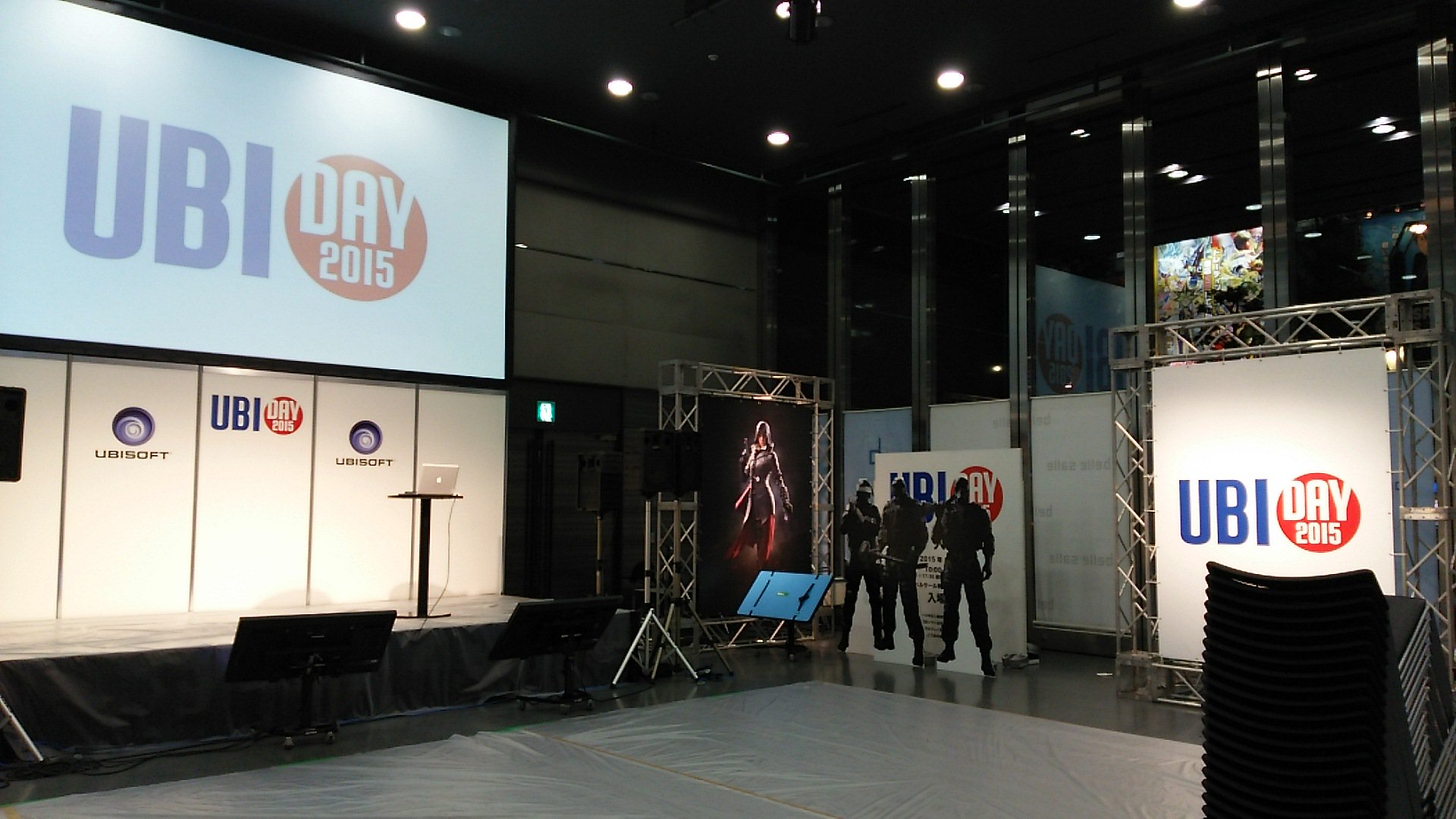 UBISOFT_JAPAN on Twitter "明日の【UBIDAY2015】に向けて着々と準備が進んでおります！あとは明日の好天を