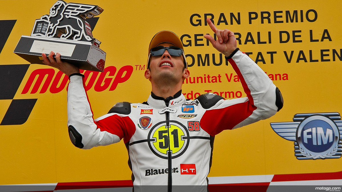 MartinoMoto's tweet photo. Rememorando #ValencianGP 2011 @PirroRider dedica su victoria a Marco Simoncelli https://t.co/Heu3kFYaGY