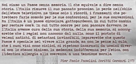 AndreaScanzi's tweet photo. Così profetico da essere odiato, così libero da non meritarcelo. E "Scritti corsari" è l'opera perfetta #Pasolini40 https://t.co/w6hV5E69HY