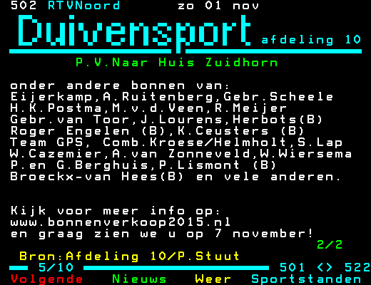 juhet's tweet image. De website is klaar en we staan ook op teletekst 502. Nog een week, tijd voor de eindspurt! bonnenverkoop2015.nl