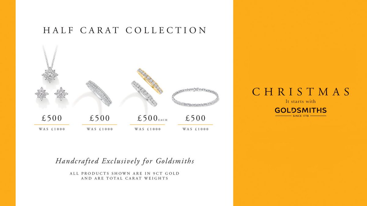 EldonSqNCL's tweet photo. Visit @Goldsmithsuk, browse the #halfcaratcollection & find the perfect gift this Christmas #itstartswithgoldsmiths https://t.co/6zsfGw6mXG