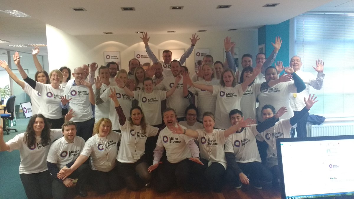 morgankbrowne's tweet photo. The Dublin team kicking off our rebrand. today @sapbusinessone partner IIS Group becomes #milnerbrowne https://t.co/FDvtOWCbZ4