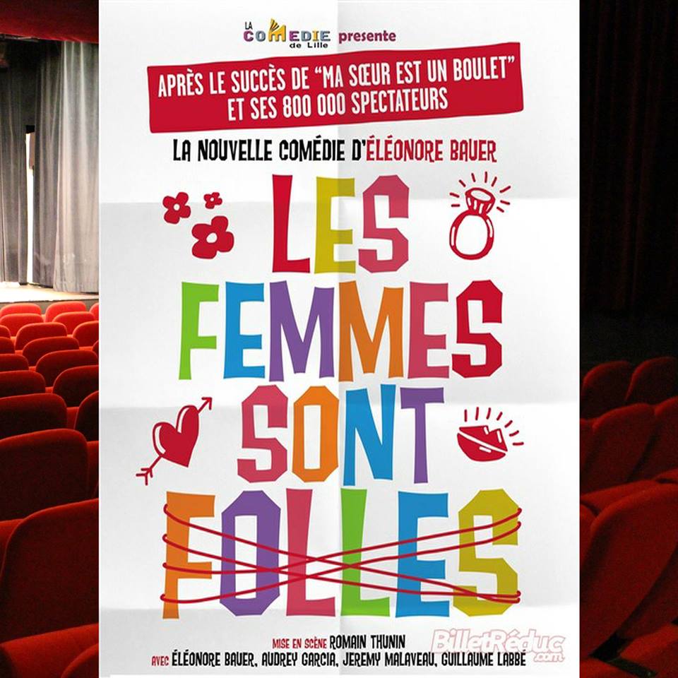 ComedieLille's tweet photo. « Les Femmes sont Folles » Jusqu'au 29 Novembre 2015 les amis! Pour réserver cliquez ici: https://t.co/JVdOea4WqW https://t.co/kveoaE3eRc