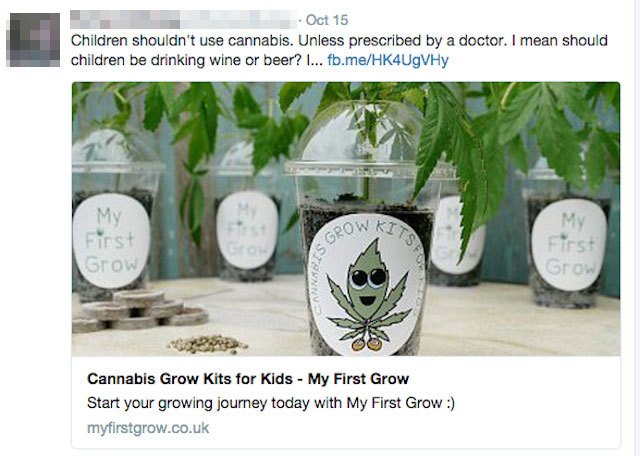 vice_spain's tweet photo. Hablamos con un tío que vende kits de cultivo de cannabis para niños https://t.co/TgsDUDcwwC https://t.co/lngd3aApsG