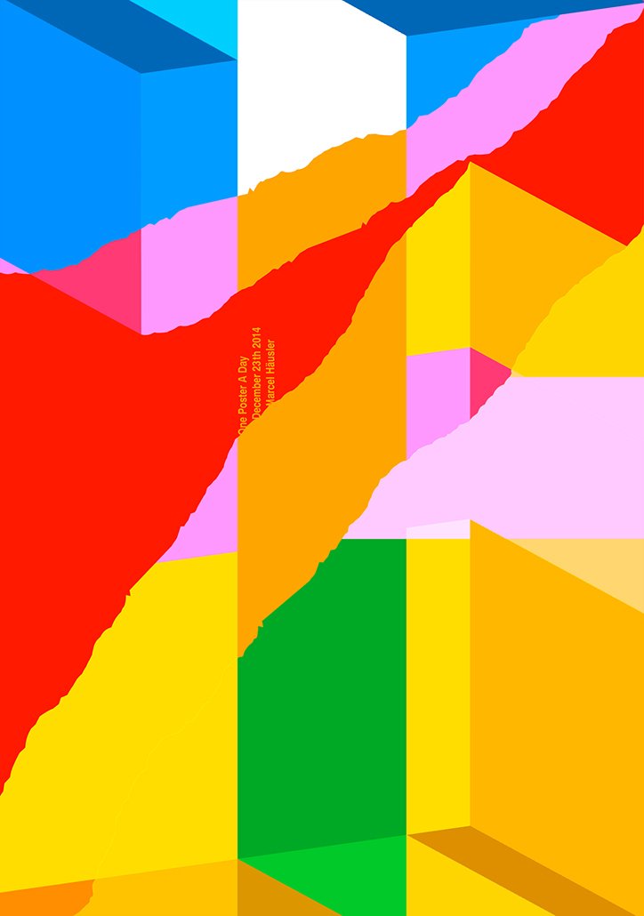 itsnicethat's tweet photo. Marcel Häusler designs one poster, everyday, for a whole year, and they're all top notch > https://t.co/EBQ98S4mYl https://t.co/BLCGyCynpB