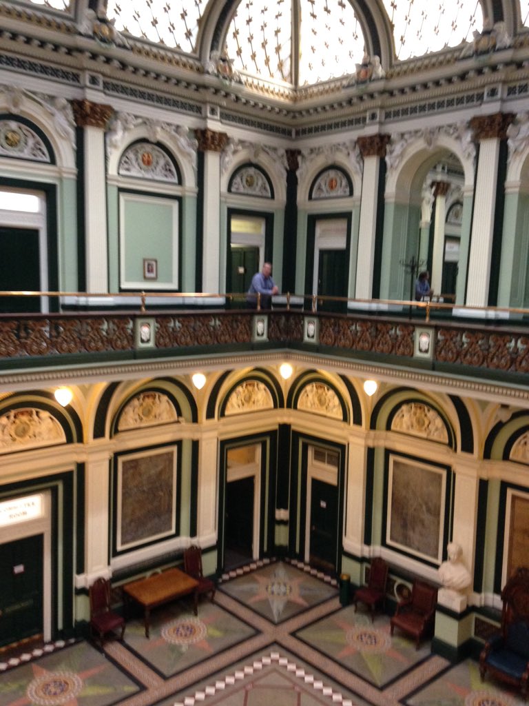 GeoGillBlake's tweet photo. Visiting @Calderdale council to talk #PSMA2015 very impressive building with @OrdnanceSurvey https://t.co/m5bXyxLXk9
