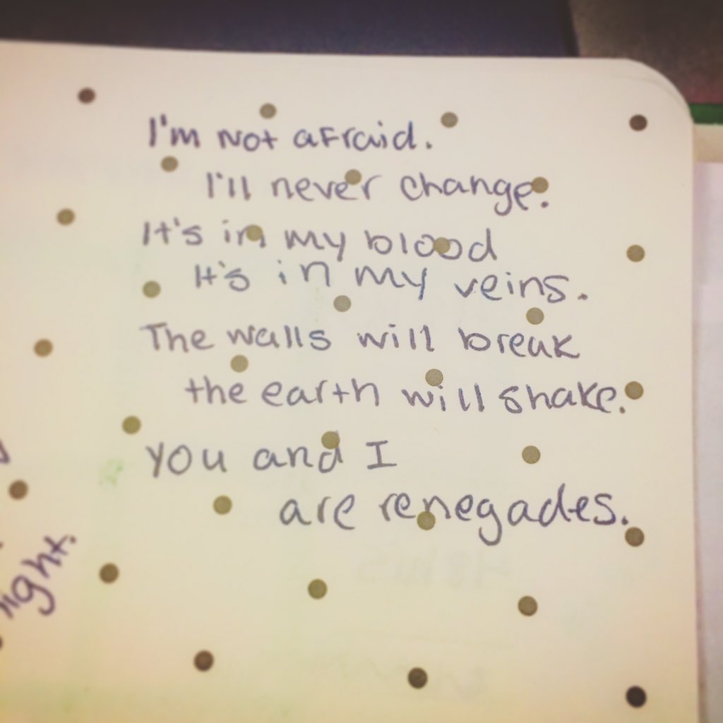 hmgriff42's tweet image. This song. #hooked #renegades #plannernotes #paulmcdonald