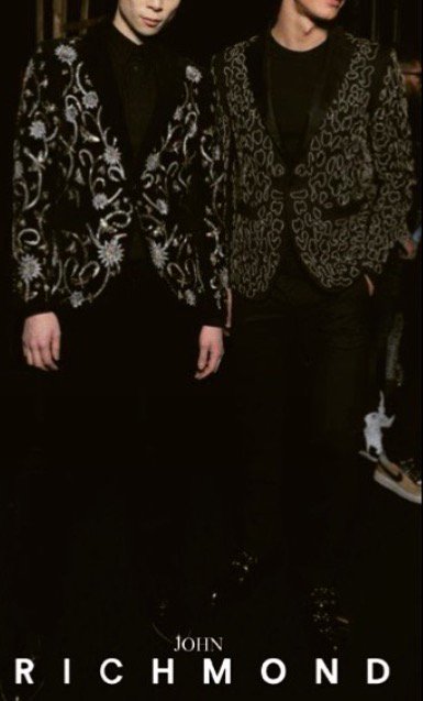 #johnrichmondofficial #backstage #menswear #fw1516 #suit #embroiedery