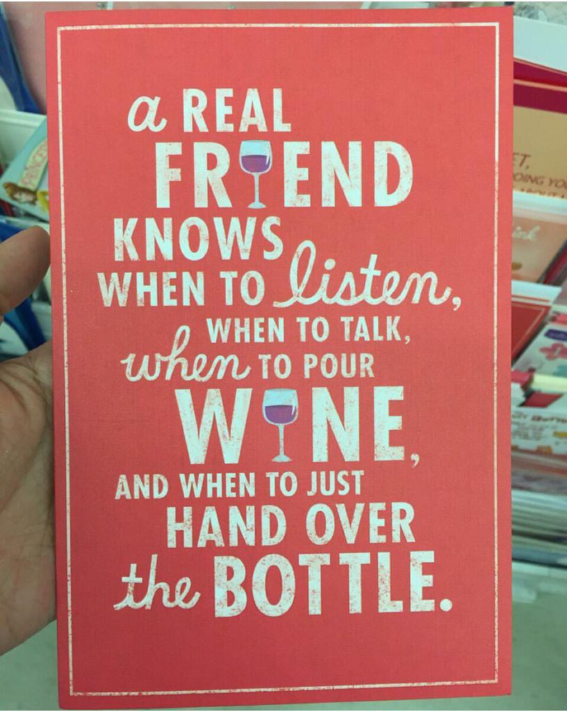 Real friends! RT <a href="/winewankers/">The Wine Wankers 🍾🤛🎉🥂</a>: #wine