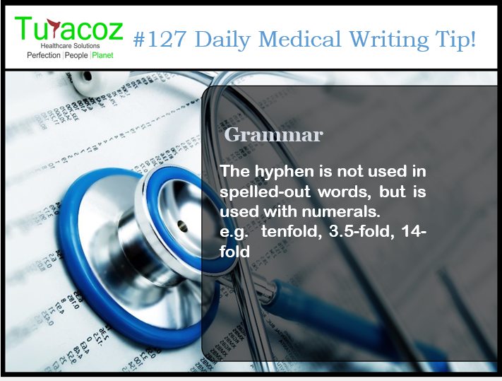 turacoz's tweet photo. 127 #DailyMedicalWritingTip https://t.co/VgTBPkKhhn