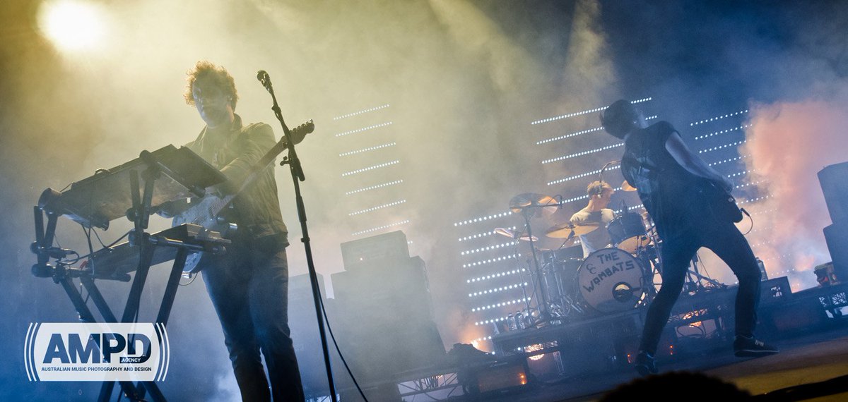 AMPD_Agency's tweet photo. #TheWombats #band #Australia #livemusic #melbourne https://t.co/kAK1D6GSpS