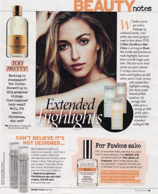 colourexcel's tweet photo. HUGE thanks to @lynnehyland for fab feature on #colourexcellence in the @notebooklive #hair @BootsUK https://t.co/4fOYgzOqNu