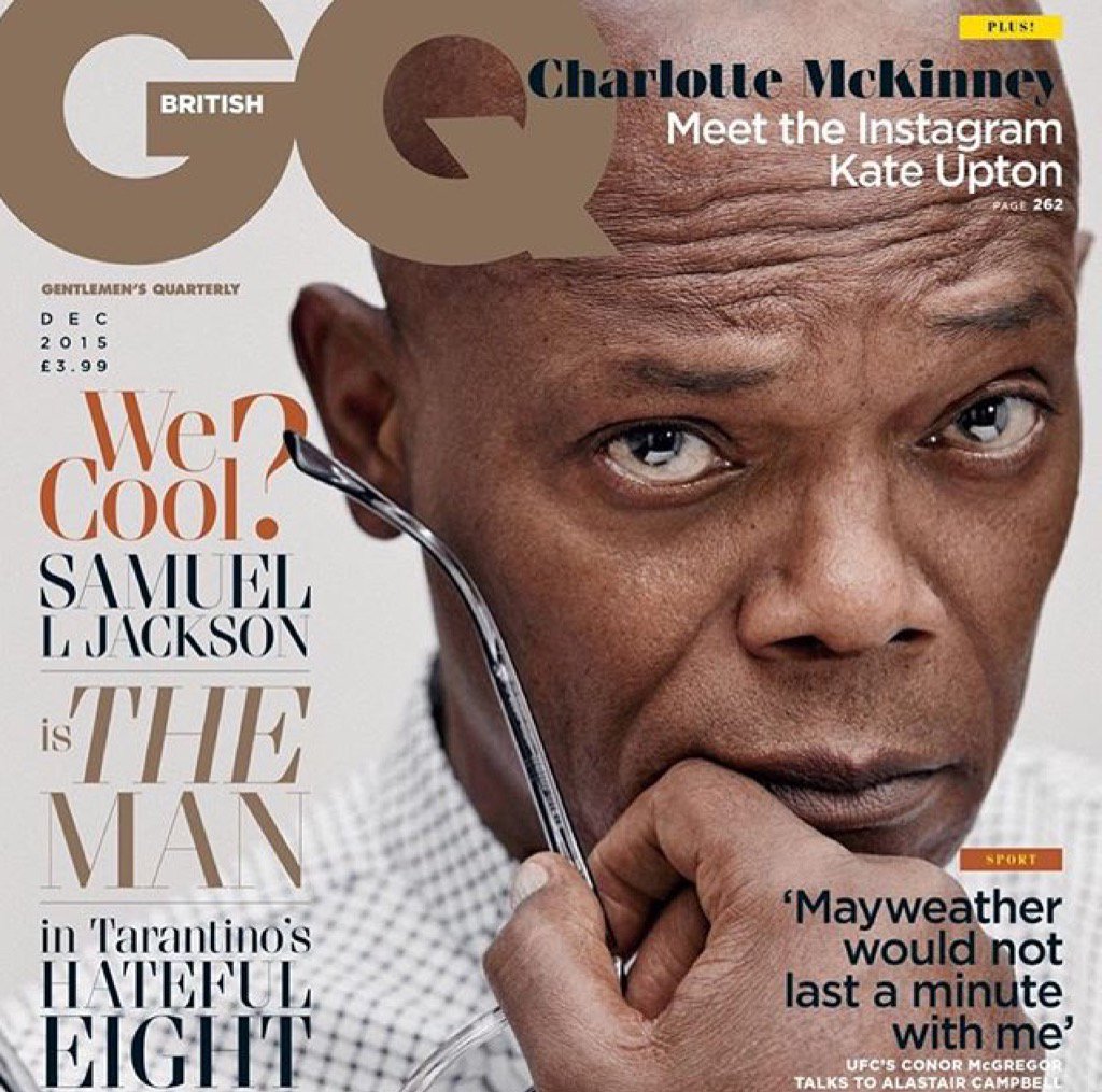 GandyandtheGods's tweet photo. Sneak peak @BritishGQ December issue, features @SamuelLJackson and its out this Thursday 📷 @dianelreare https://t.co/HyLK84ZouZ