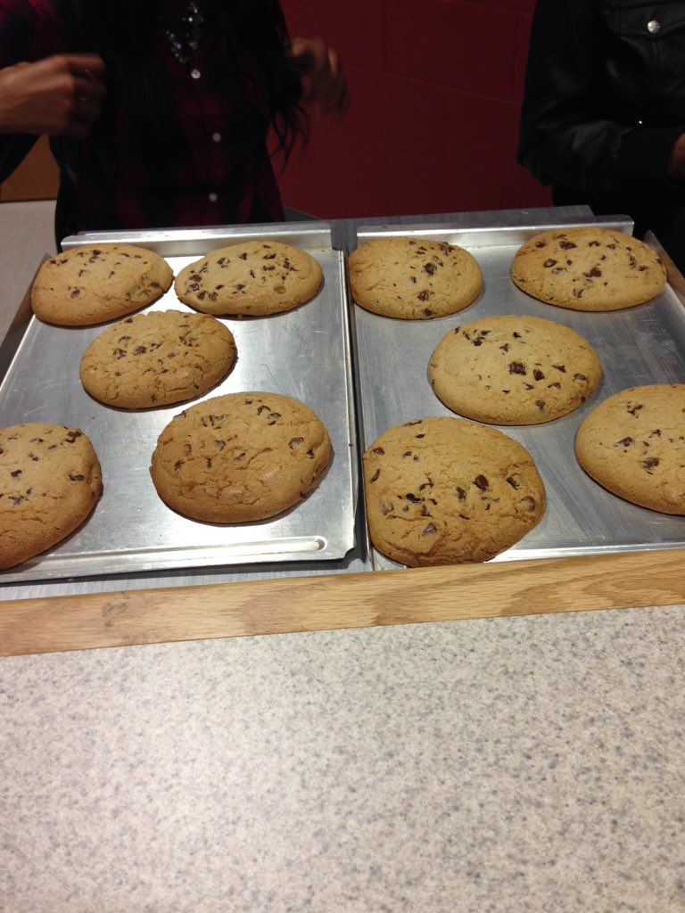 Our cookies are back... With a vengeance!! They're now about 3x the size they were and they're only $1! Hurry in!