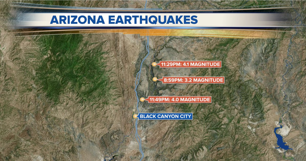 HeatherK_News's tweet photo. Did you feel it? #AZEarthquake rattled our newsroom! We're live in Black Canyon City all morning on @WakeupCBS5 https://t.co/i05XefMFNq