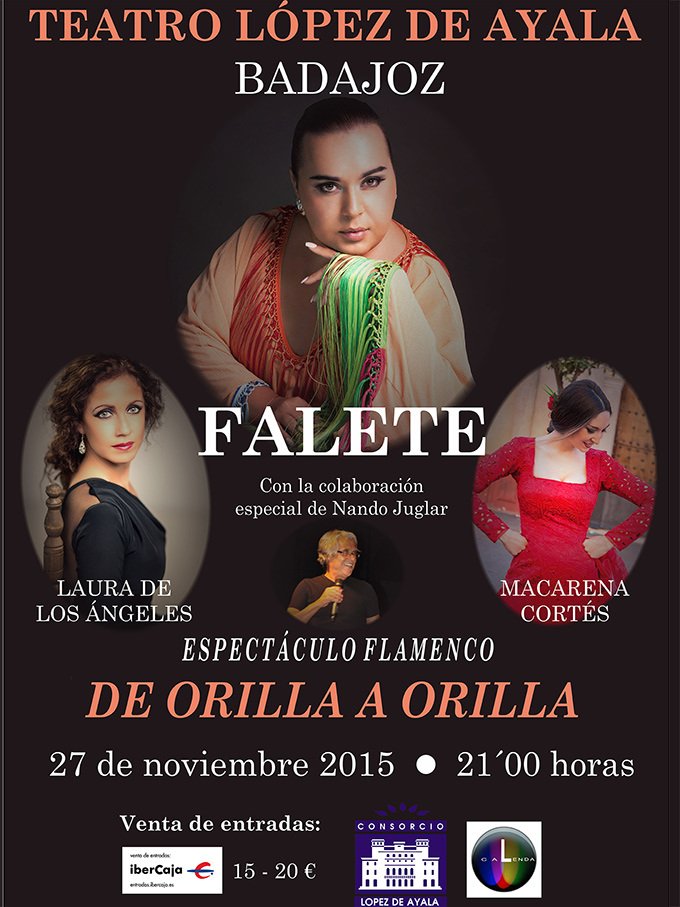 lauradlangeles's tweet photo. Próximo 27 d Noviembre "De Orilla a Orilla" en @lopezdeayala de Badajoz.Compra tu entrada: https://t.co/h4qjPtcE7L https://t.co/MCi4XfwXWn