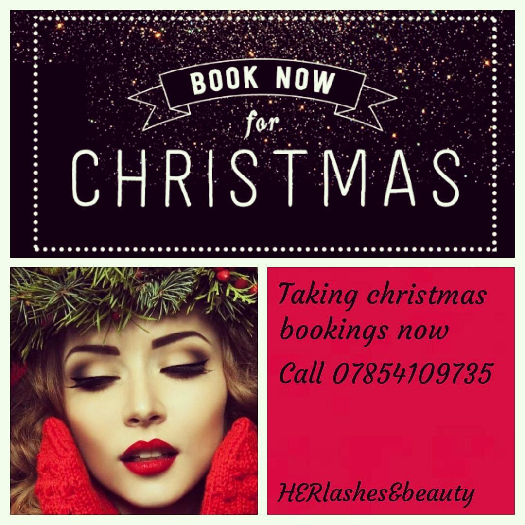 HERlashesandbty's tweet photo. Don't miss out book in your appointment. #xmas #bookings #beauty #transformed #parties @herlashesandbeauty https://t.co/aNEDK1fxdv