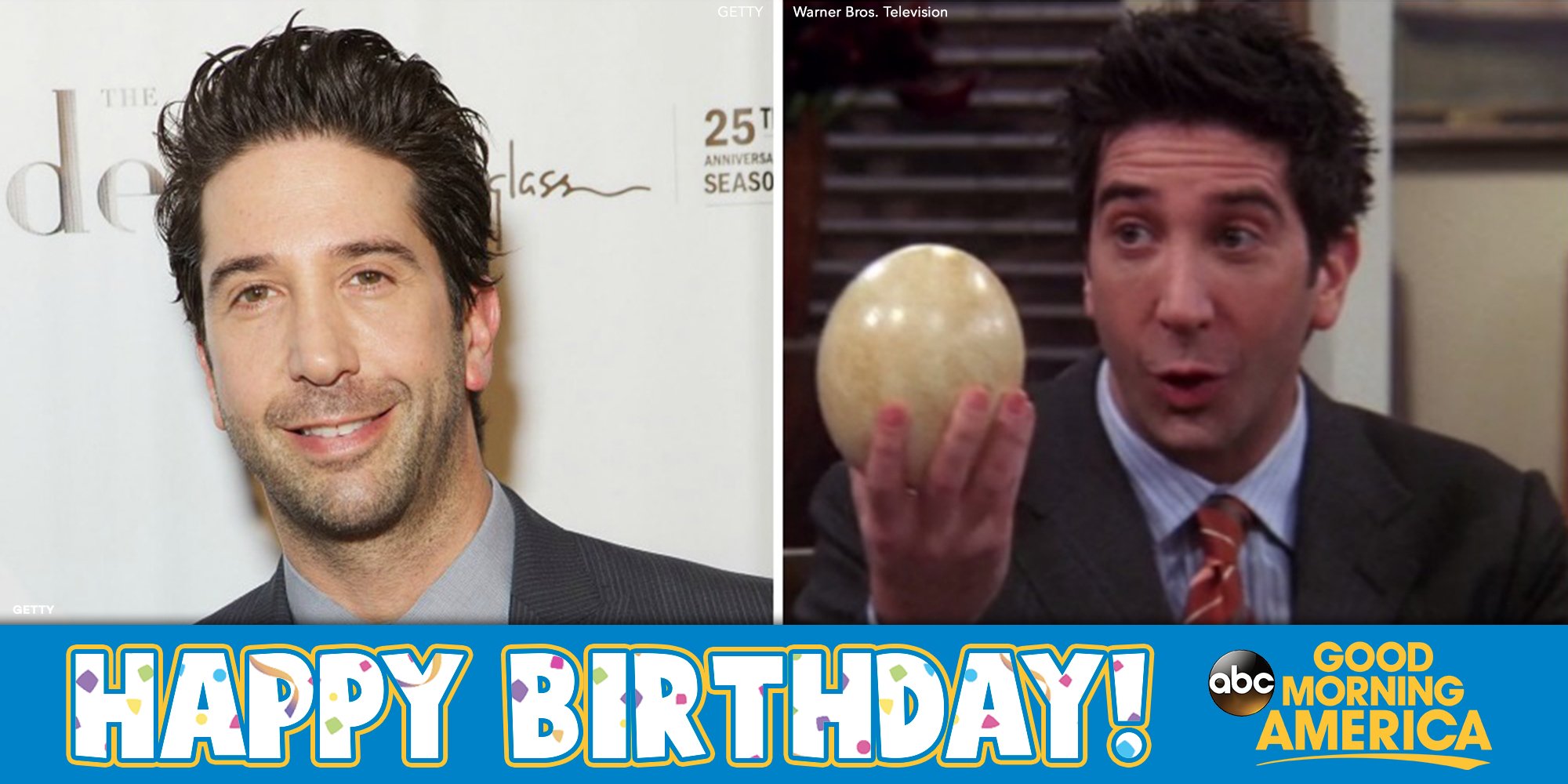Happy Birthday to Dr. Ross Geller himself, David Schwimmer!  
