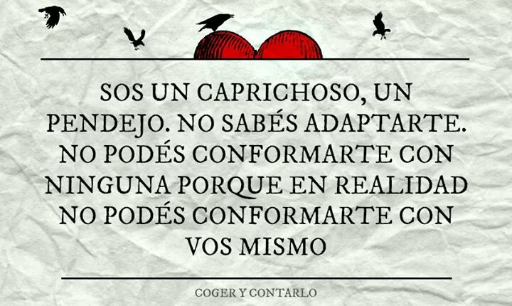 Cogerycontarlo's tweet photo. Frase seleccionada por Luciana Panzinni #FrasesDeCogerYContarlo https://t.co/dt4aSb06lw