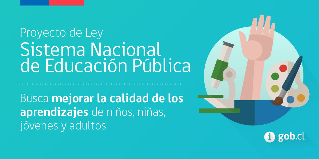 Mineduc's tweet image. El Sistema Nacional de #EducaciónPública crea una red de 67 Servicios Locales de Educación distribuidos en el país
