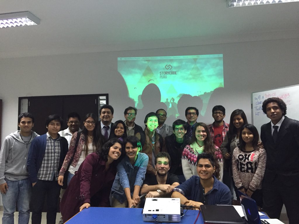 yaniesther's tweet photo. Gracias a todos los asistentes a este #storycode01 esperemos verlos en la próxima charla de @StorycodePE #FB https://t.co/sGMf4E1wI9