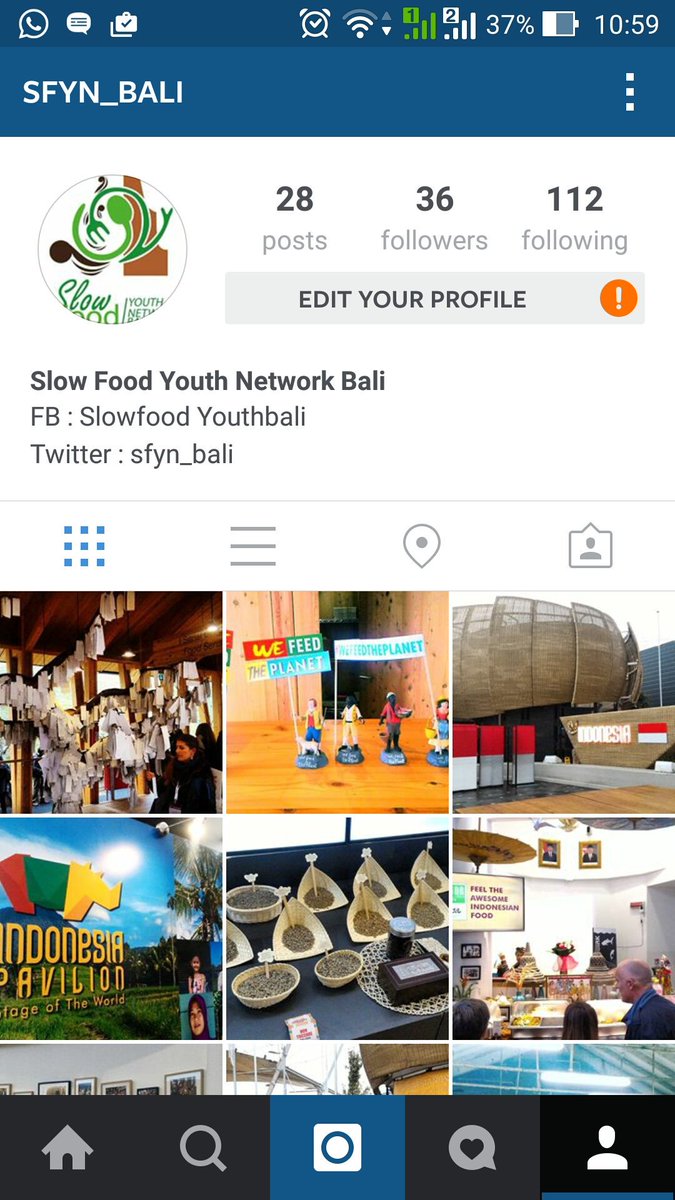 Follow our instagram "SLOW FOOD YOUTH NETWORK BALI"