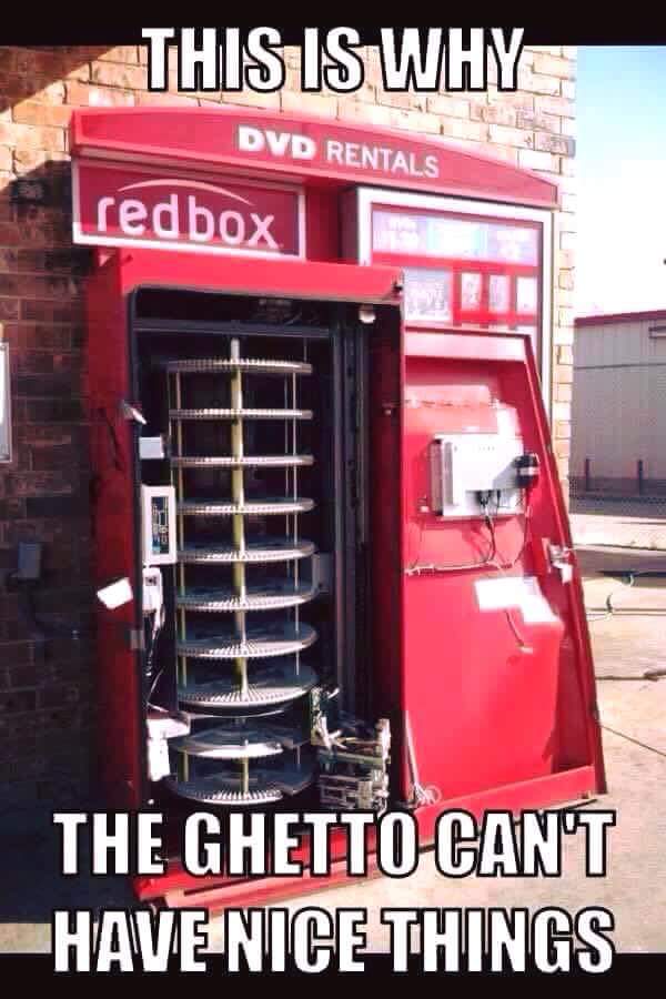MickellBT's tweet photo. Which one if ya'll knocked off the redbox kiosk https://t.co/9t0cMJdAc3
