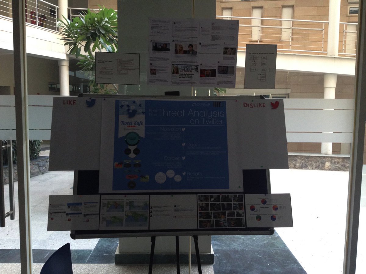 ponguru's tweet photo. Amazing students of #cse648 A few posters are already set for the Poster Session! #psosm https://t.co/PNVqGBSI4j