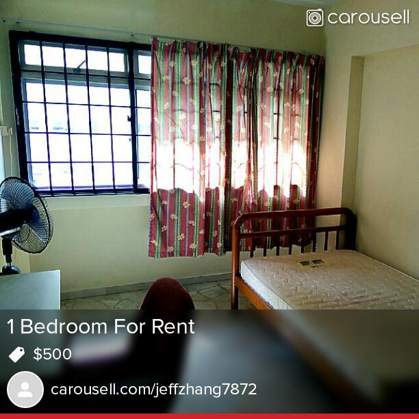 Asstro_boy's tweet image. Selling 1 Bedroom For Rent $500 carousell.com/p/34674186 #carousell @thecarousell